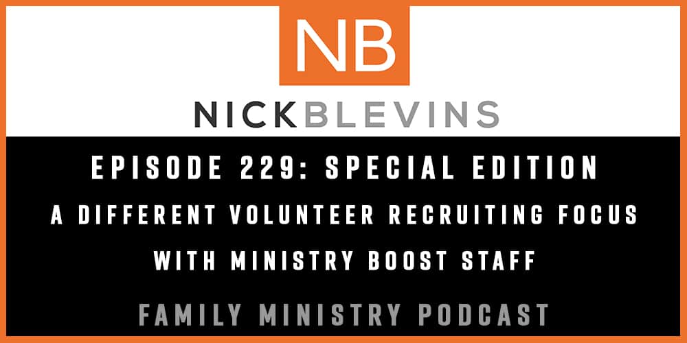 Episode 229: A Different Volunteer Recruiting Focus