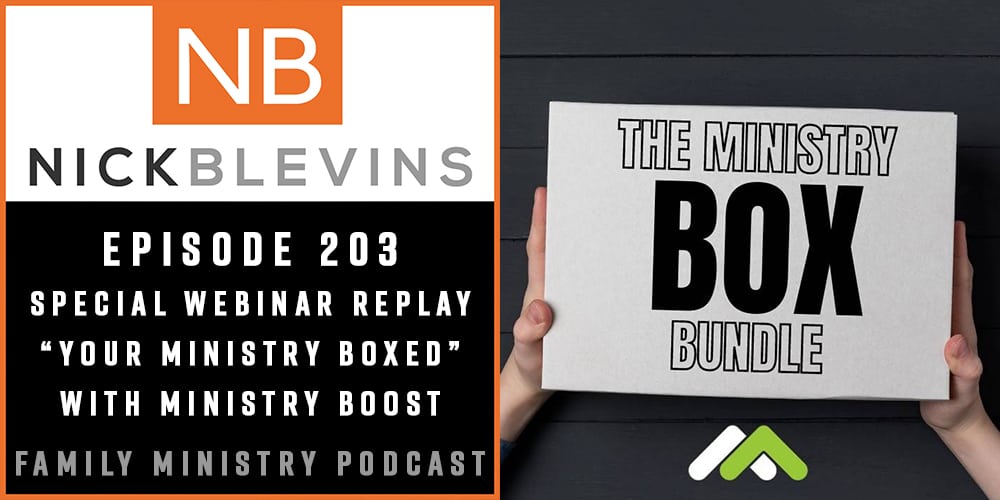 Episode 203: Webinar Replay – Your Ministry Boxed with Ministry Boost