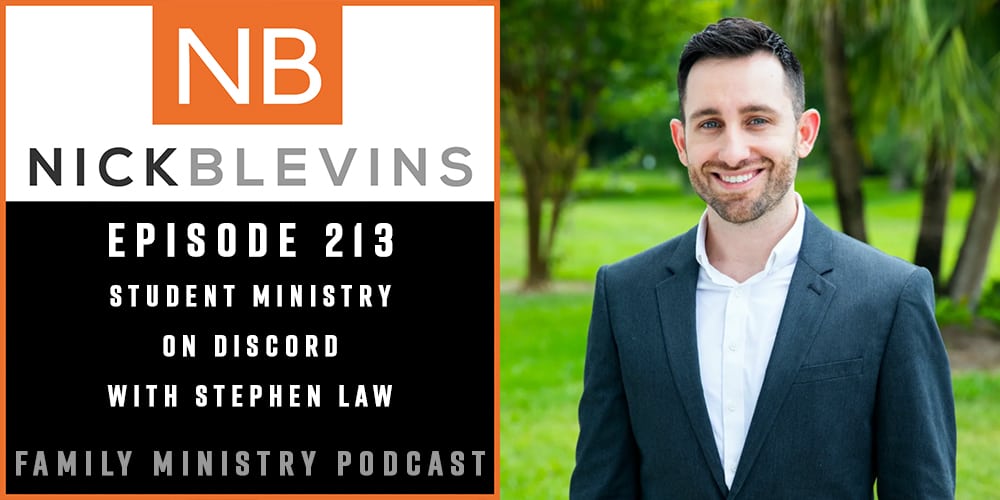 Episode 214: Student Ministry on Discord with Stephen Law