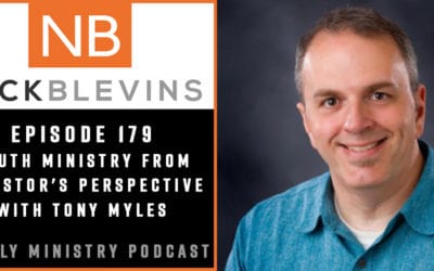 Episode 179: Youth Ministry from a Pastor's Perspective with Tony Myles